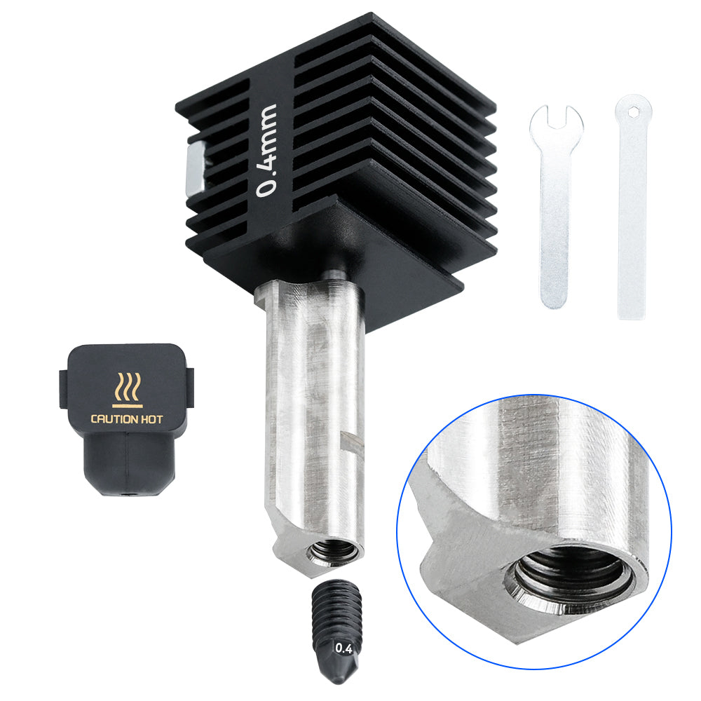 Hotend Kit For Bambu Lab A1/A1 Mini Fast Speed Hot End Assembly 0.2/0.4/0.6/0.8mm Hardened steel Nozzle 3D Printer Part