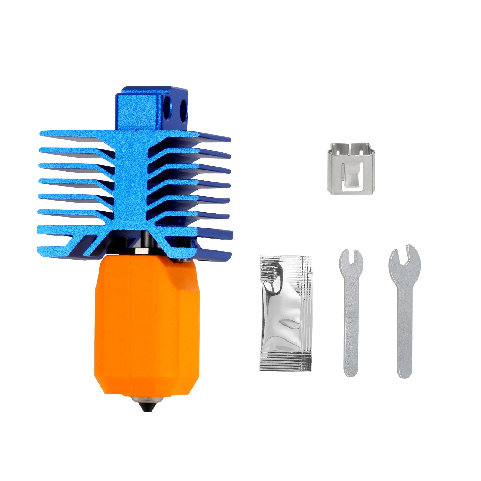 TZ5.0 High Flow 0.4mm Hardened Steel Nozzle Hotend for Bambu Lab X1C / P1 Series 3D Printer Upgrade Replacement