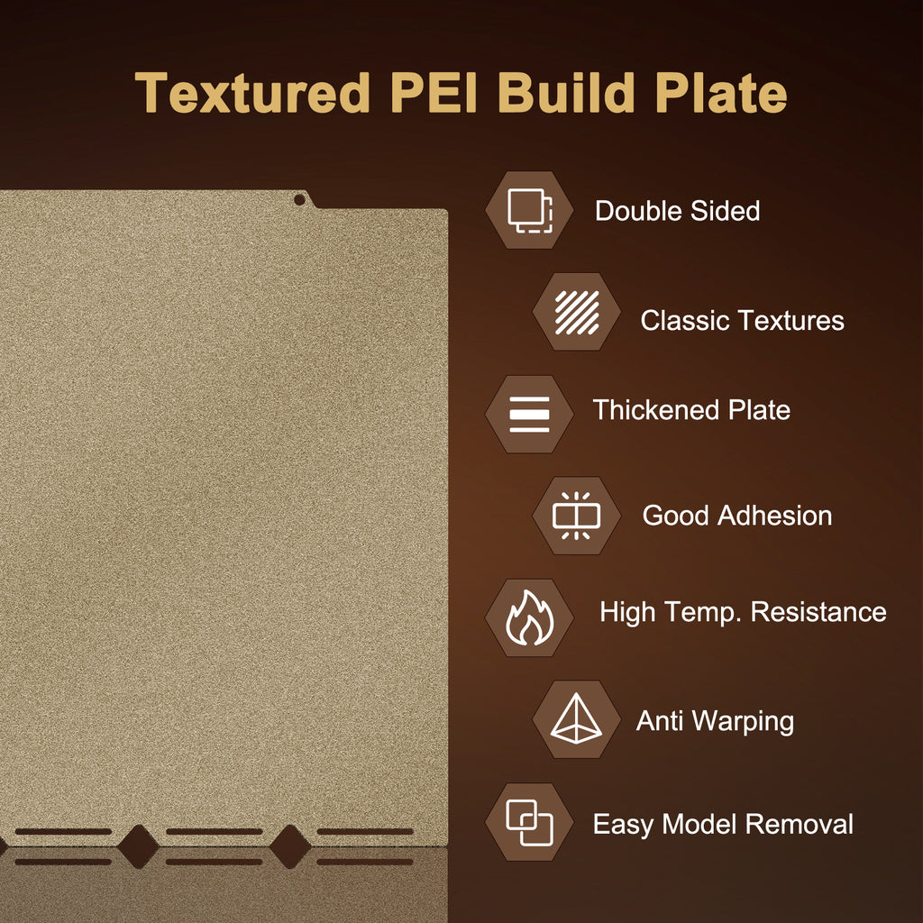 PEI Build Plate For Snapmaker U1 3D Printer Build Plate Double-Sided PEI Print Removable Surface Platform