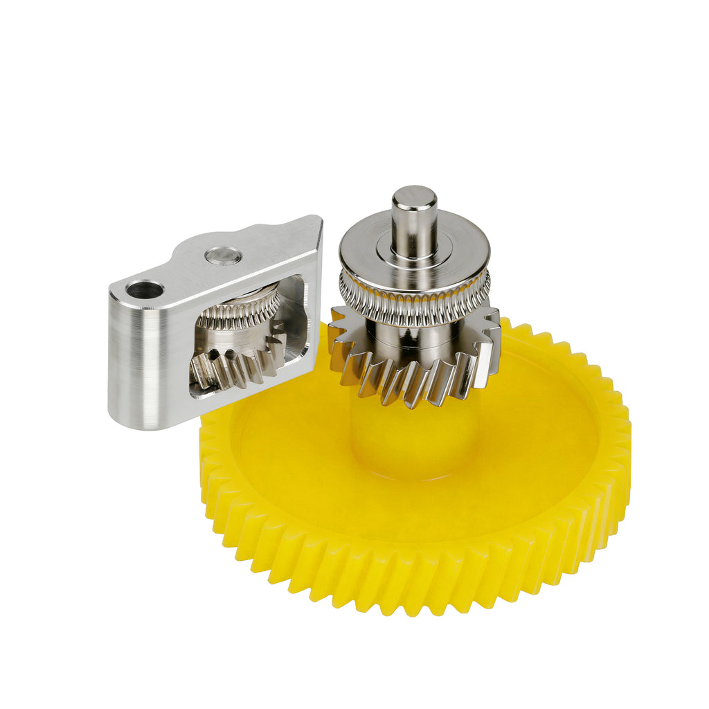 Nickel-Plated Hardened Steel Extruder Gear Kit for Bambu Lab P2S – Wear-Resistant Upgrade for Smooth & Stable Filament Feeding