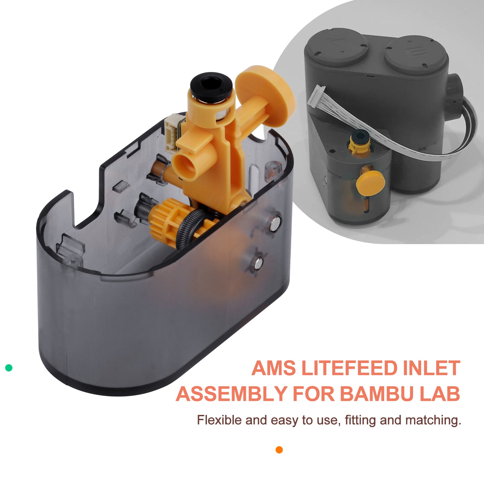 Right AMS Lite Filament Funnel Unit for Bambu Lab A1 / A1 Mini