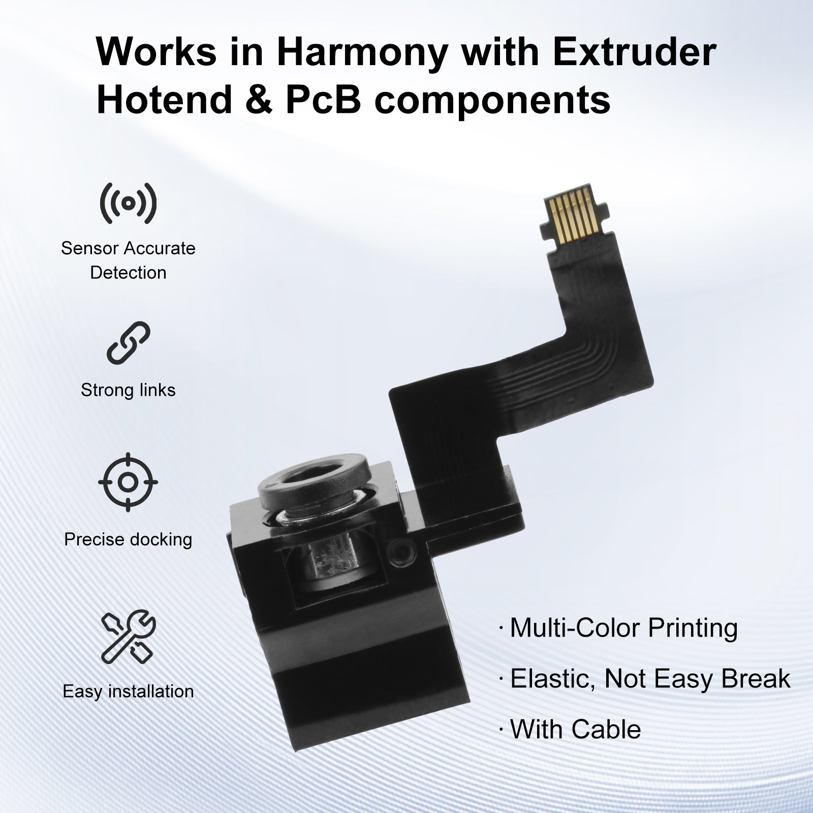 Extruder Filament Sensor for Bambu Lab P2S – Accurate Filament Detection & Runout Sensor Replacement