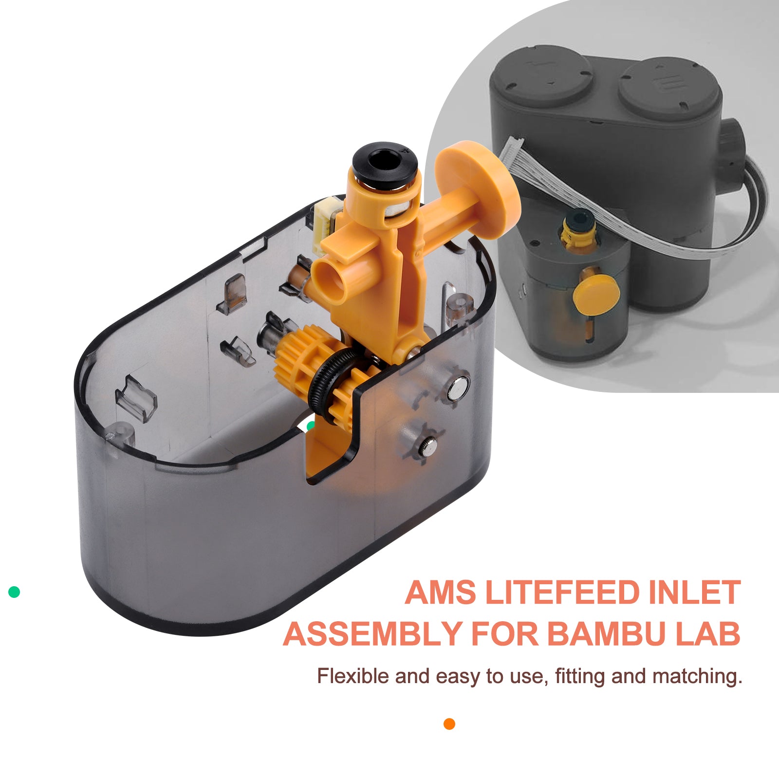 Left AMS Lite Filament Funnel Unit for Bambu Lab A1 / A1 Mini