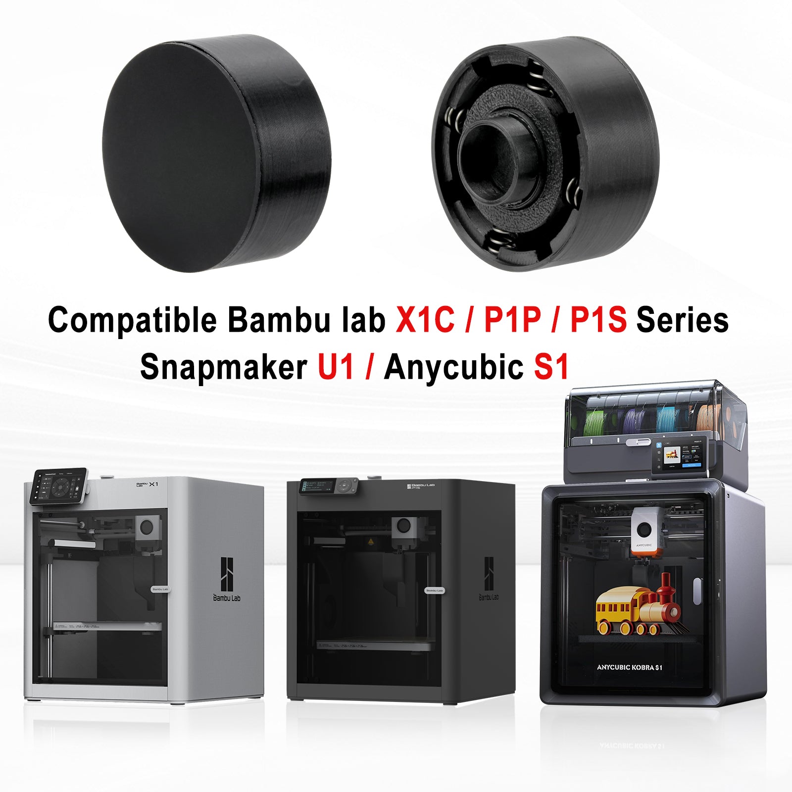 Anti-Vibration Foot Pad Set for Bambu Lab P1/X1 Series Snapmaker U1 Anycubic S1