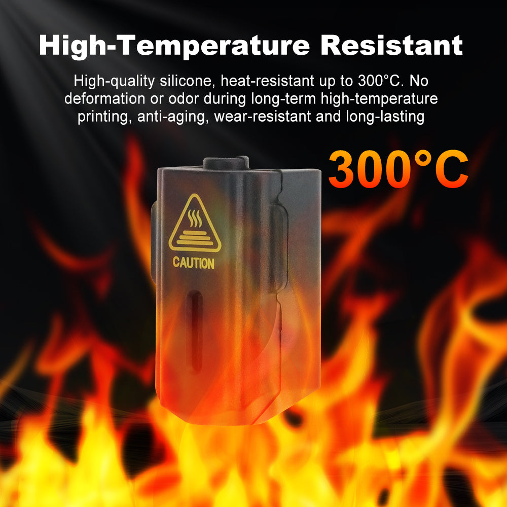 Hotend Silicone Sock for Creality SPARKX I7 Heat Resistant Nozzle Cover Silicone Sleeve 3D Printer Accessories