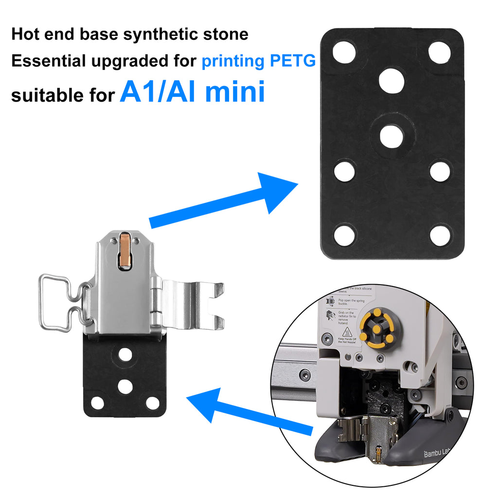 Hotend Mounting Heating Assembly for Bambu Lab A1 A1 Mini