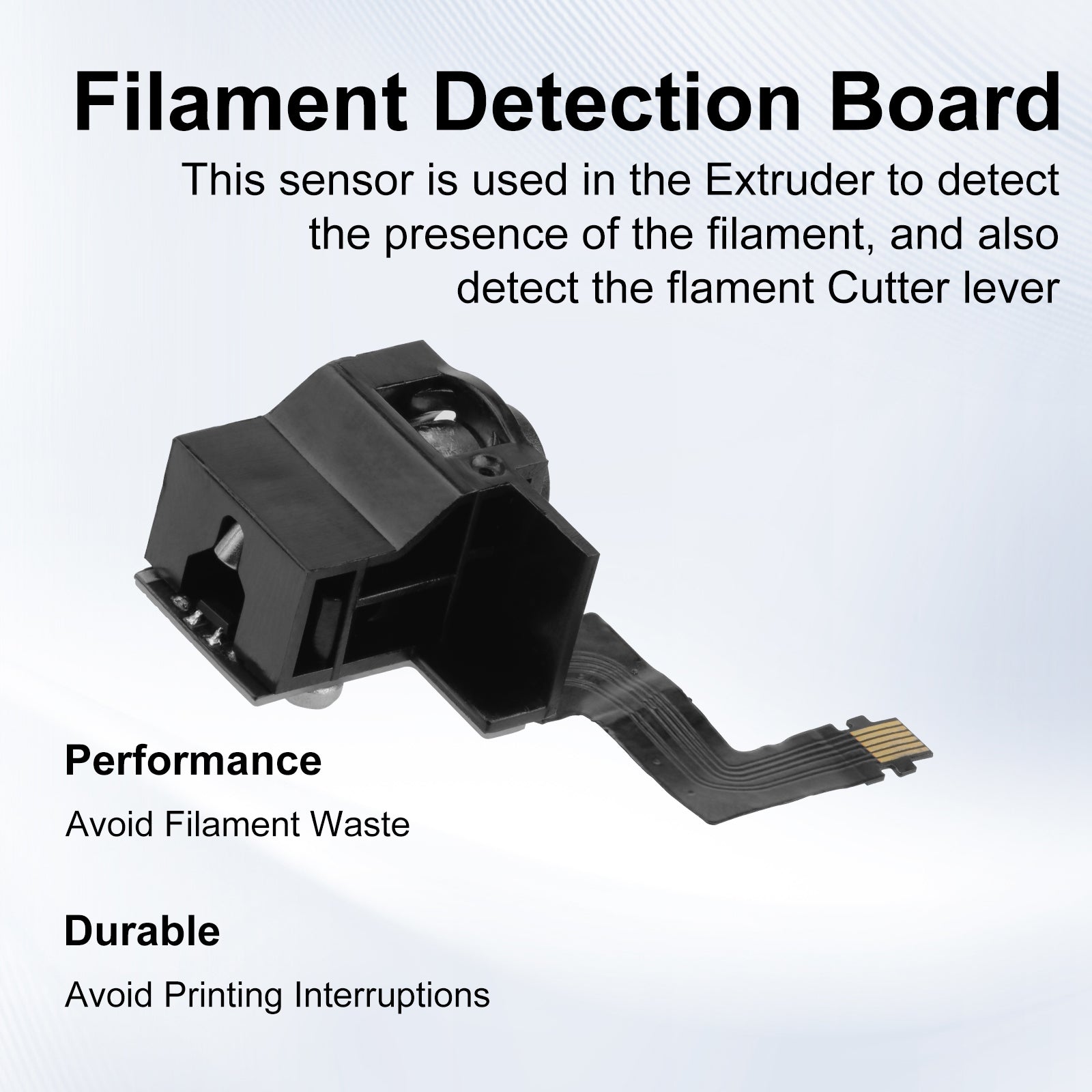 Extruder Filament Sensor for Bambu Lab P2S – Accurate Filament Detection & Runout Sensor Replacement