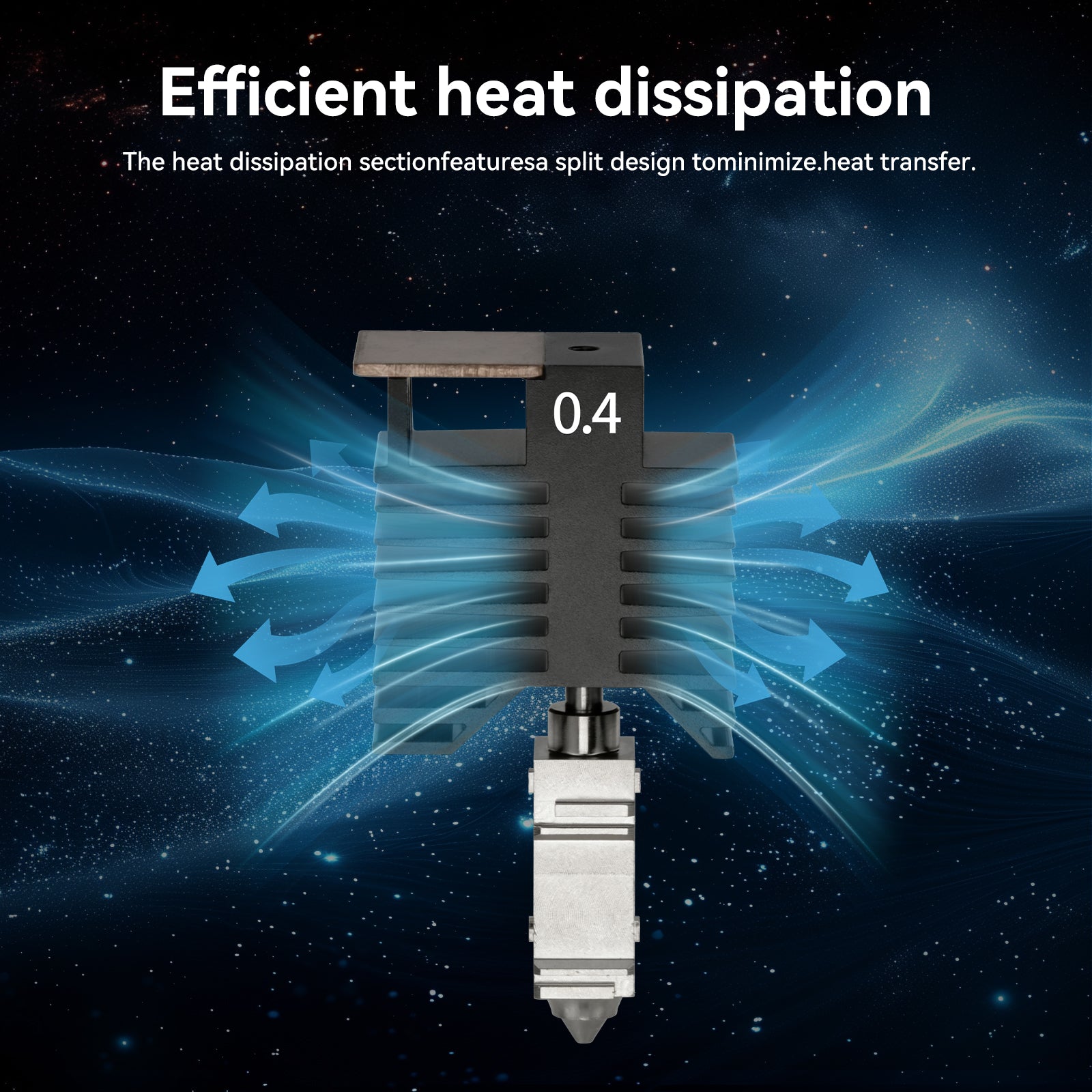 Hardened Steel Nozzle Hotend for Snapmaker U1 3D Printer – High Temperature Wear-Resistant Extruder Upgrade