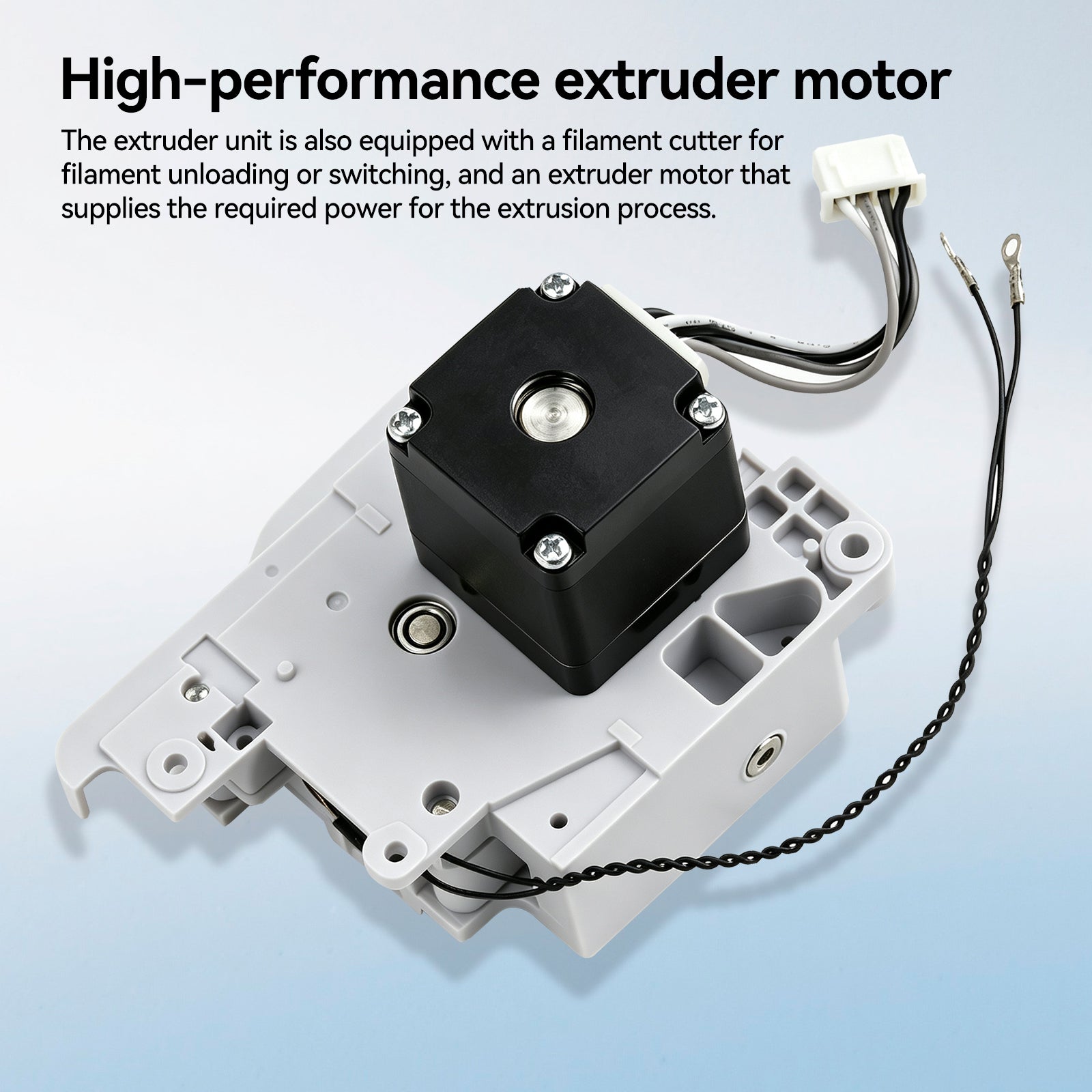 Hardened Steel Dual Gear Extruder Assembly Kit for Bambu Lab A1 A1 Mini 3D Printer – Replacement Extruder Upgrade