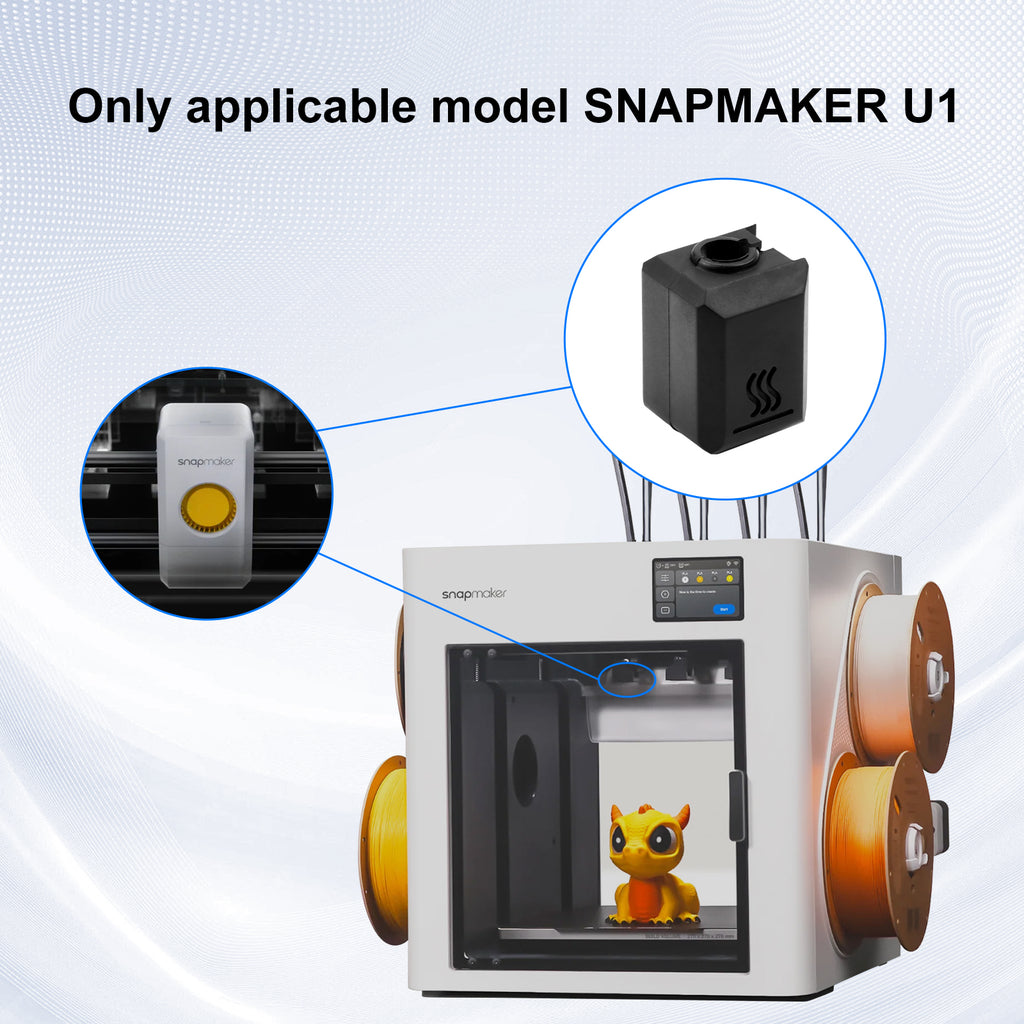 Silicone Sleeve for Snapmaker U1 High-Quality Protective Cover for 3D Printer Accessories
