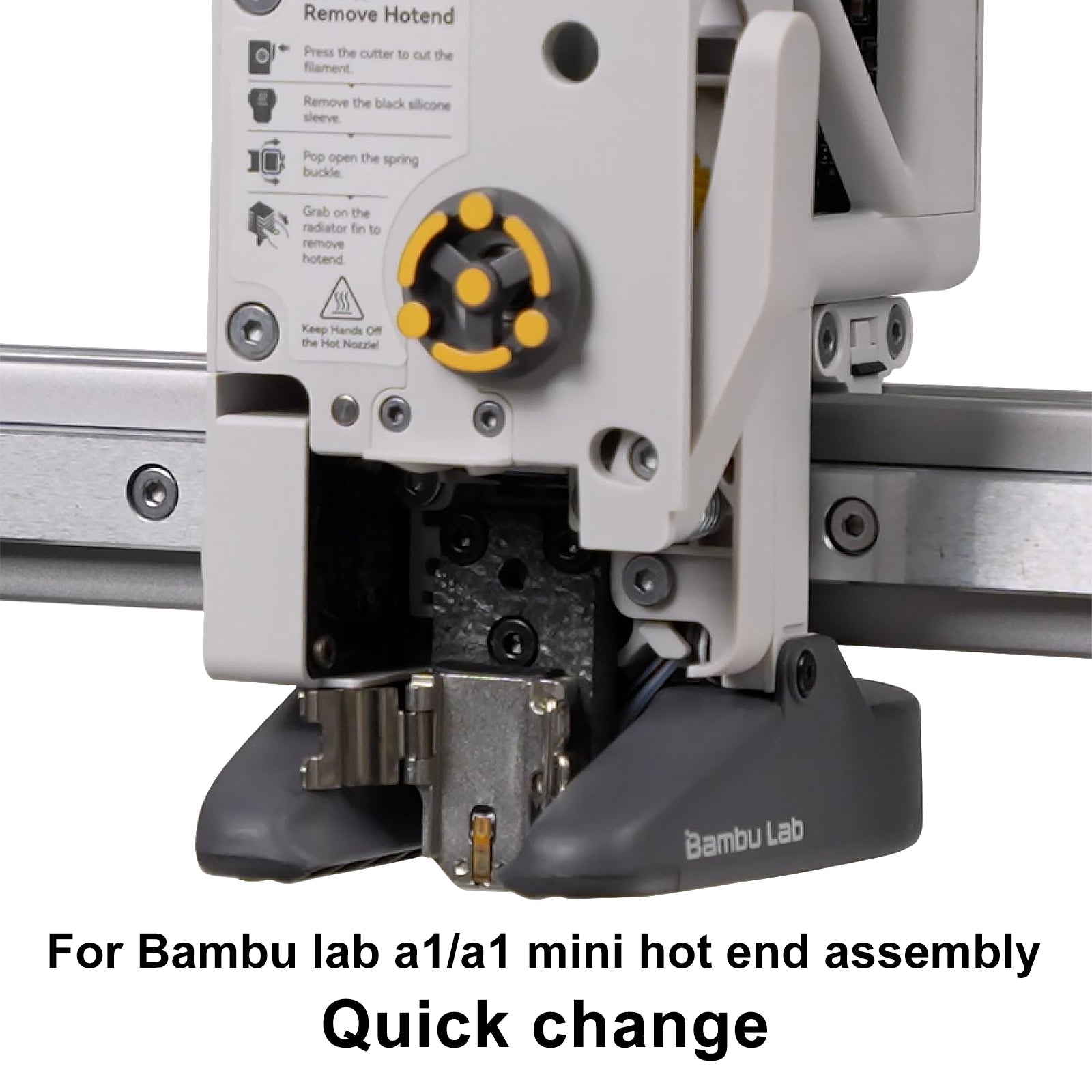 Hotend Mounting Heating Assembly for Bambu Lab A1 A1 Mini