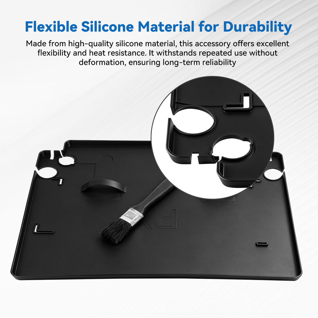 Silicone Waste Pad for Bambu Lab X1 X1C P1P P1S 3D Printer – Heat Resistant Purge Waste Collector Pad