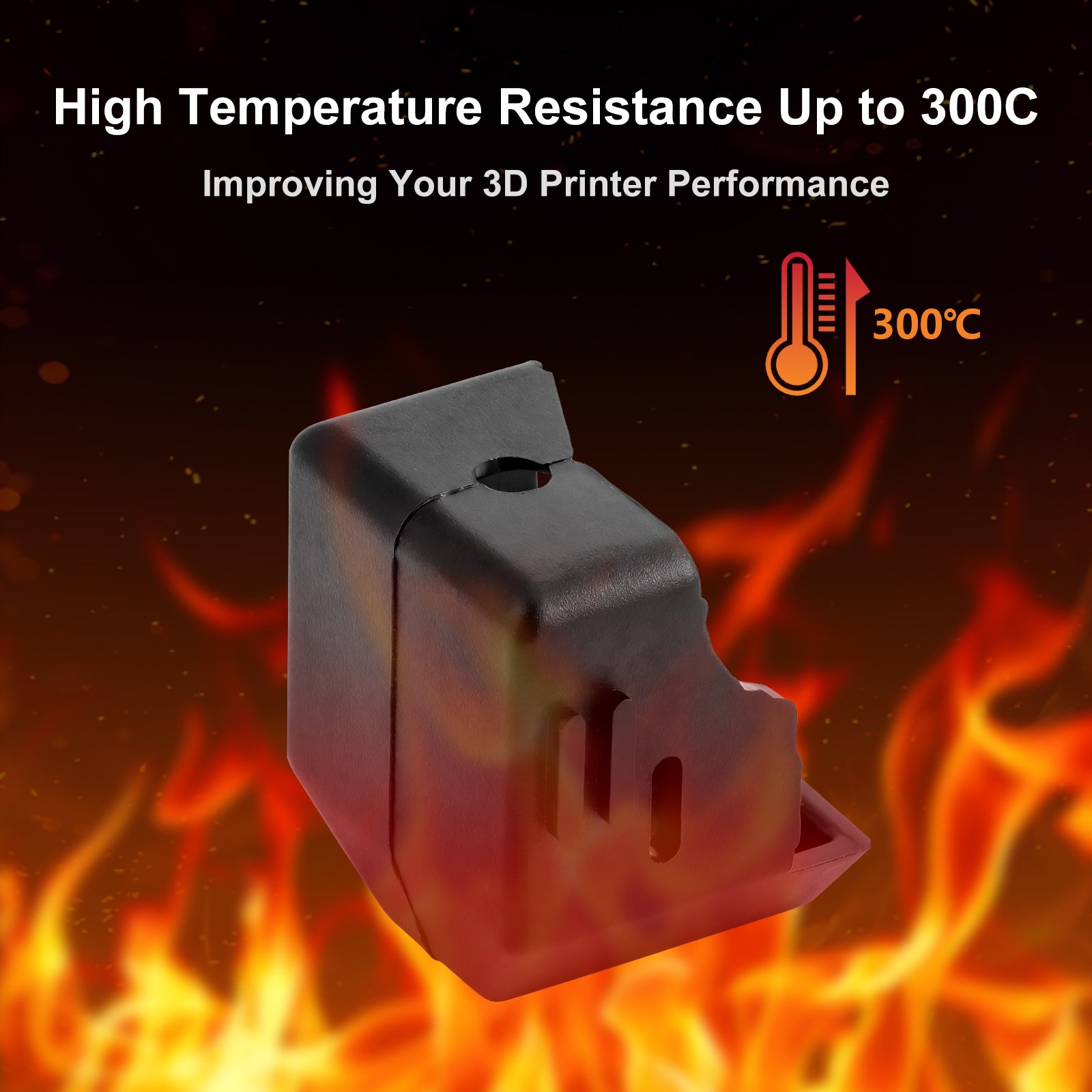 Silicone Sock for Anycubic Kobra X Hotend – Heat Resistant Nozzle Cover for Stable Printing