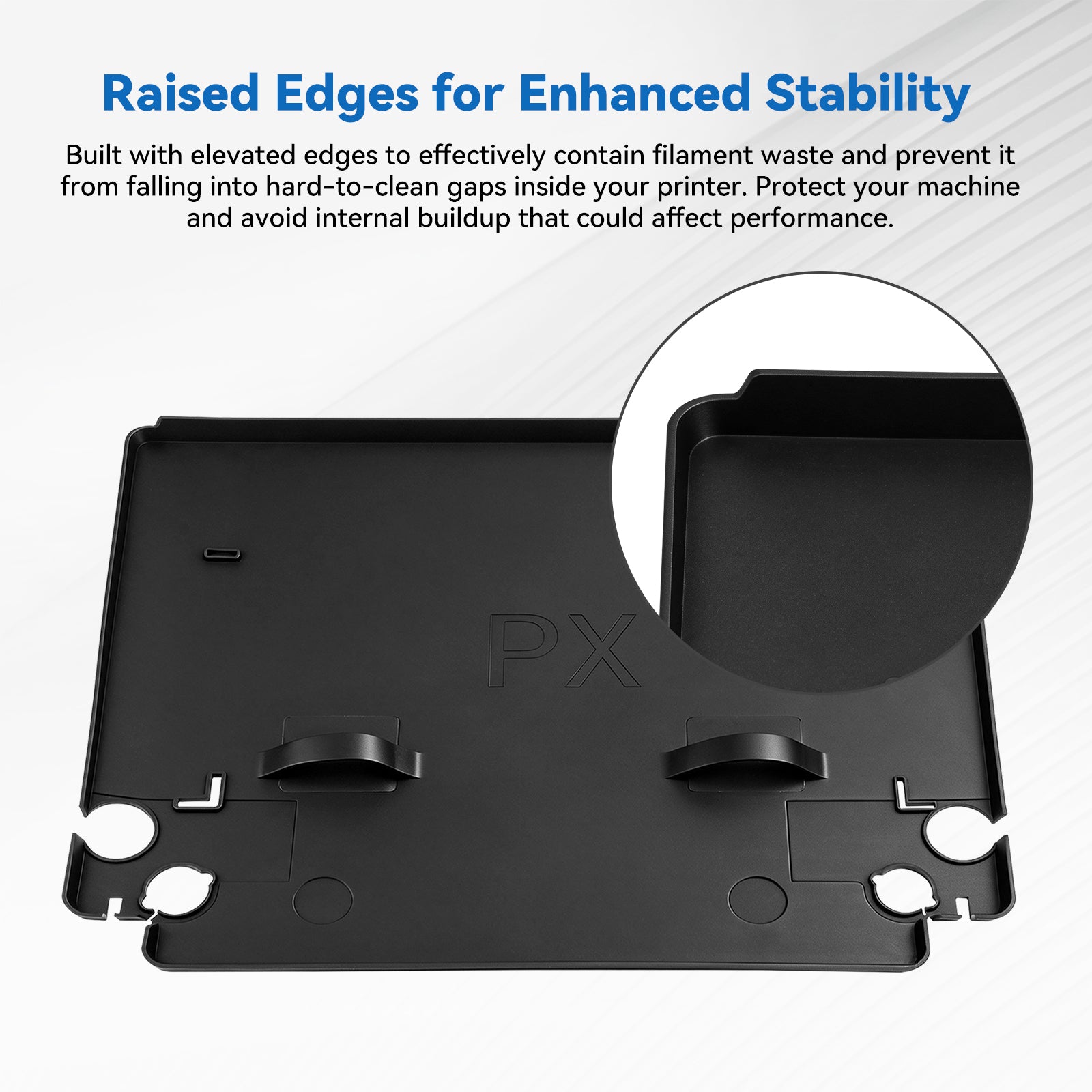 Silicone Waste Pad for Bambu Lab X1 X1C P1P P1S 3D Printer – Heat Resistant Purge Waste Collector Pad
