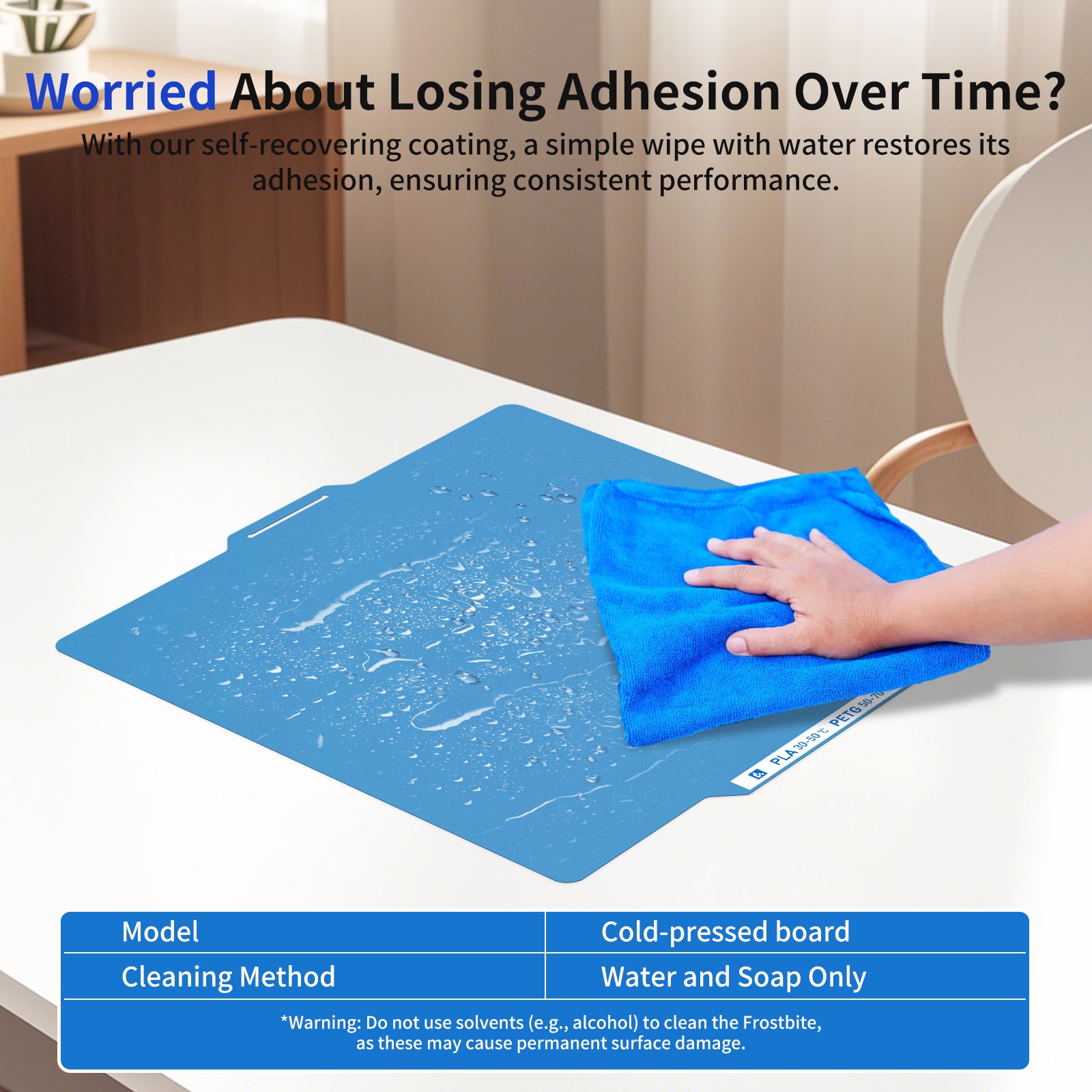 Double-Sided Frosted PEI Cold Build Plate for Bambu Lab X1C / X1 / P1S / P1P / A1 3D Printer Parts 257x257mm