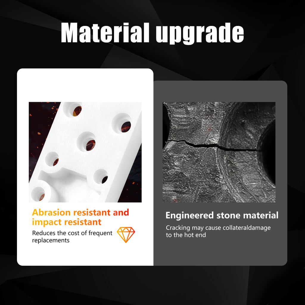 Upgraded Nickel Plating Ceramic Zirconia Hotend Mounting Heating Assembly for Bambu Lab A1 A1 Mini