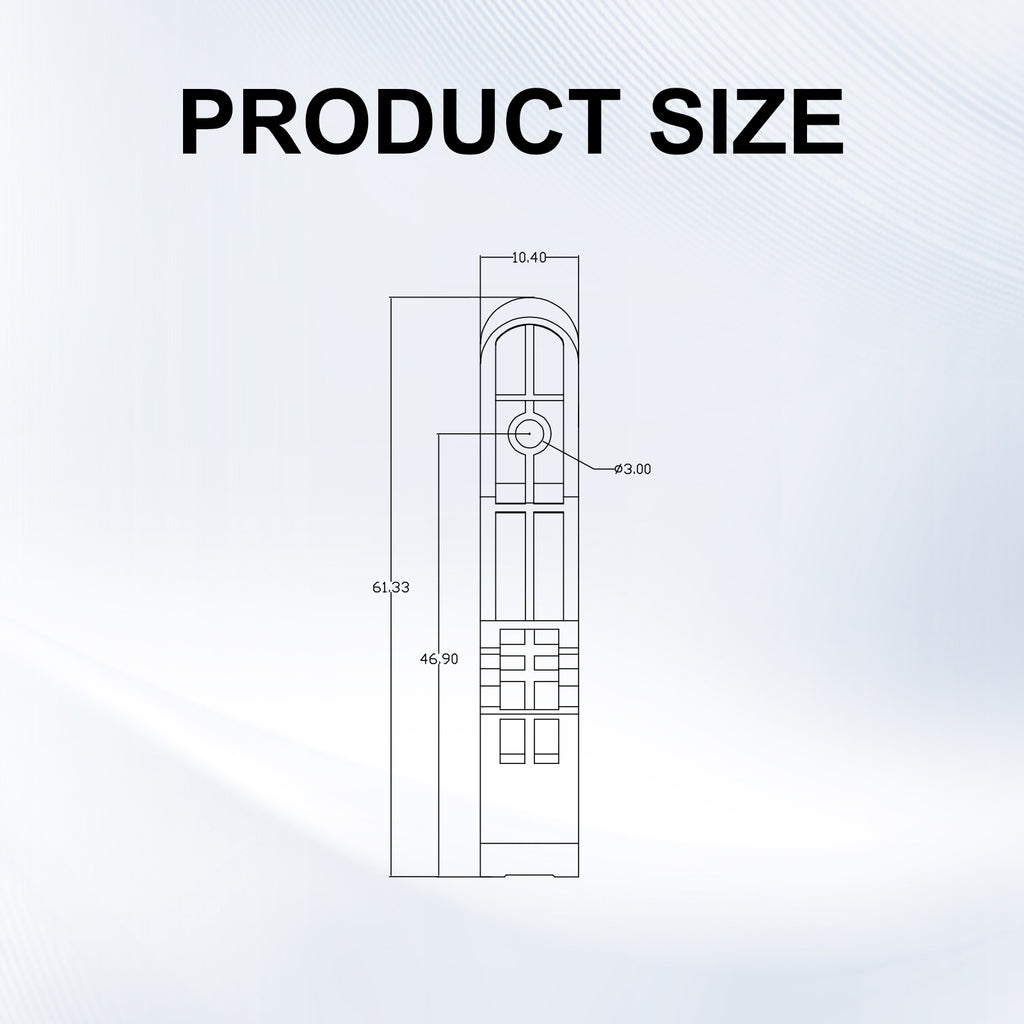 Cutting Blade Filament Push Lever for Bambu Lab X1 / P1 – Compatible Extruder Cutter Replacement Kit
