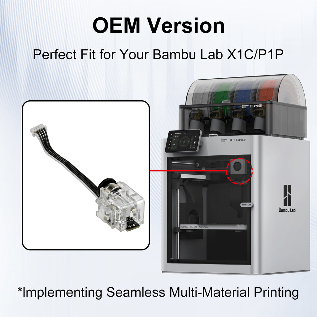 Extruder Filament Sensor for Bambu Lab X1 Series