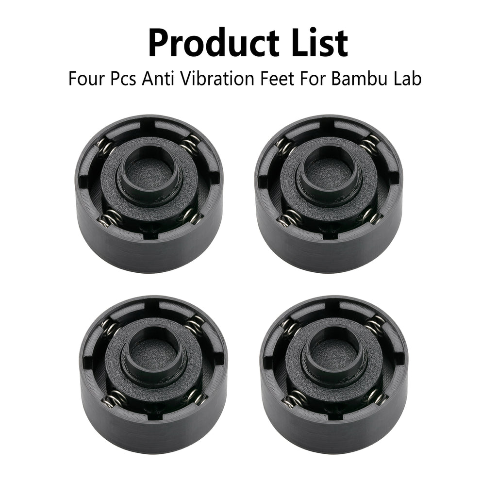 Anti-Vibration Foot Pad Set for Bambu Lab P1/X1 Series Snapmaker U1 Anycubic S1