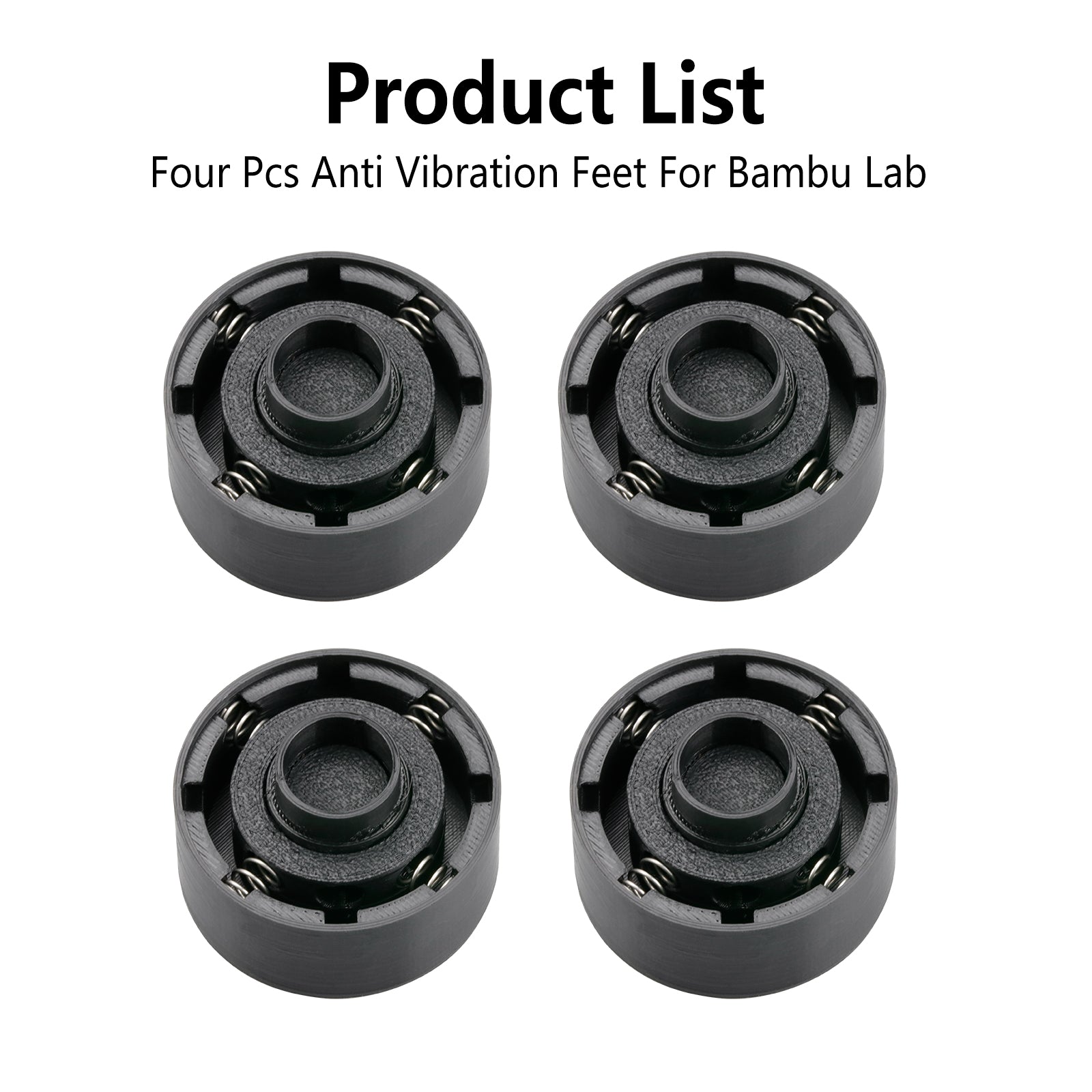 Anti-Vibration Foot Pad Set for Bambu Lab P1/X1 Series Snapmaker U1 Anycubic S1