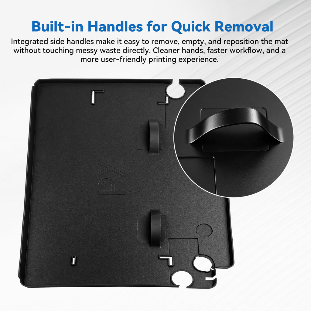 Silicone Waste Pad for Bambu Lab X1 X1C P1P P1S 3D Printer – Heat Resistant Purge Waste Collector Pad