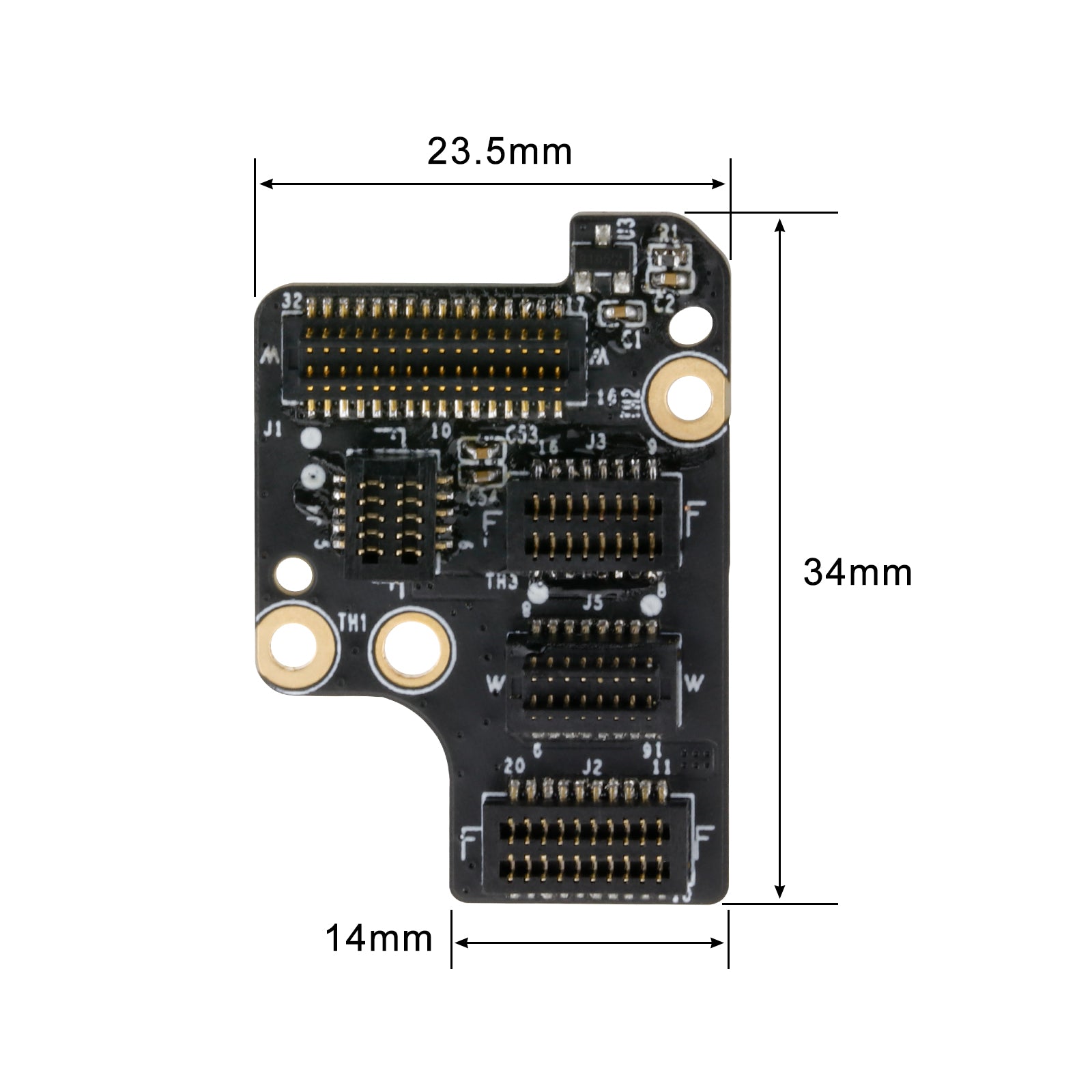 Extruder Interface Board for Bambu Lab P1 Series 3D Printer – Stable Signal Transmission & Reliable Connection Upgrade