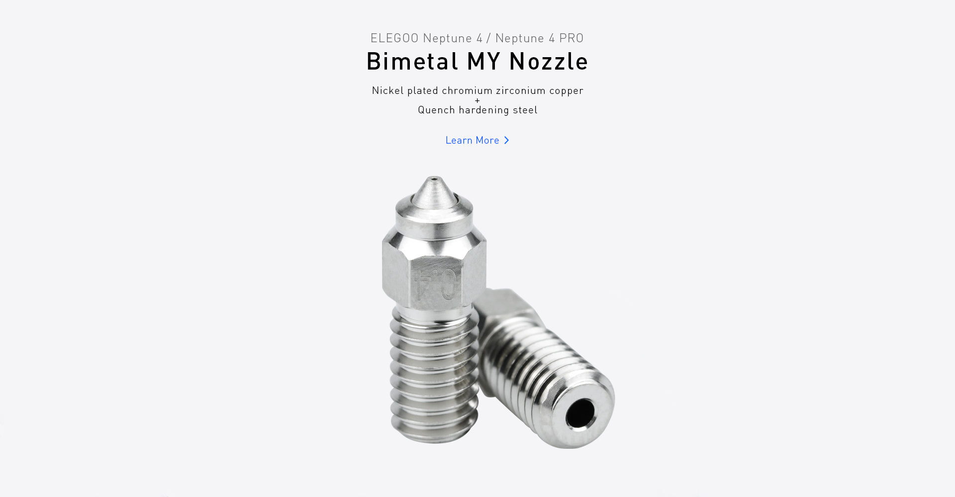 Upgraded Bimetallic MY nozzle High Temperature For ELEGOO Neptune 4 Neptune 4 PRO