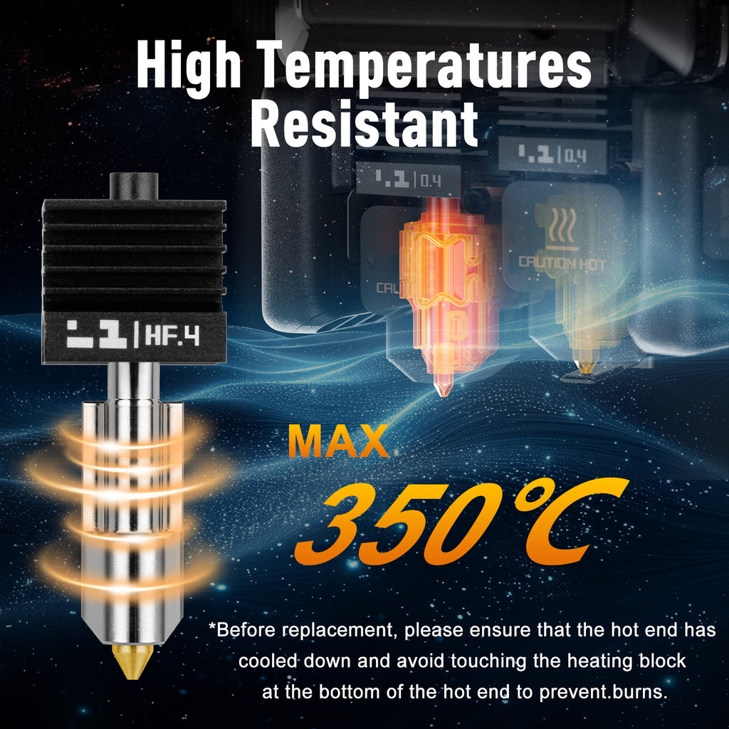 Upgrade TcnCoat for Bambu Lab P2S H2D H2S Hotend Super Flow Bambulab Nozzle 0.4 0.6 0.8 Hot End Quality Assurance Accessories