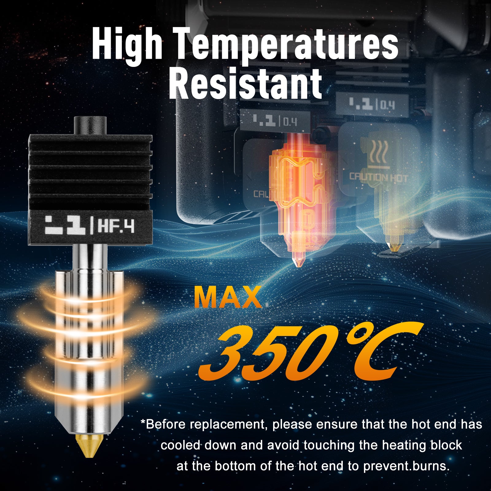 Upgrade TcnCoat for Bambu Lab P2S H2D H2S Hotend Super Flow Bambulab Nozzle 0.4 0.6 0.8 Hot End Quality Assurance Accessories