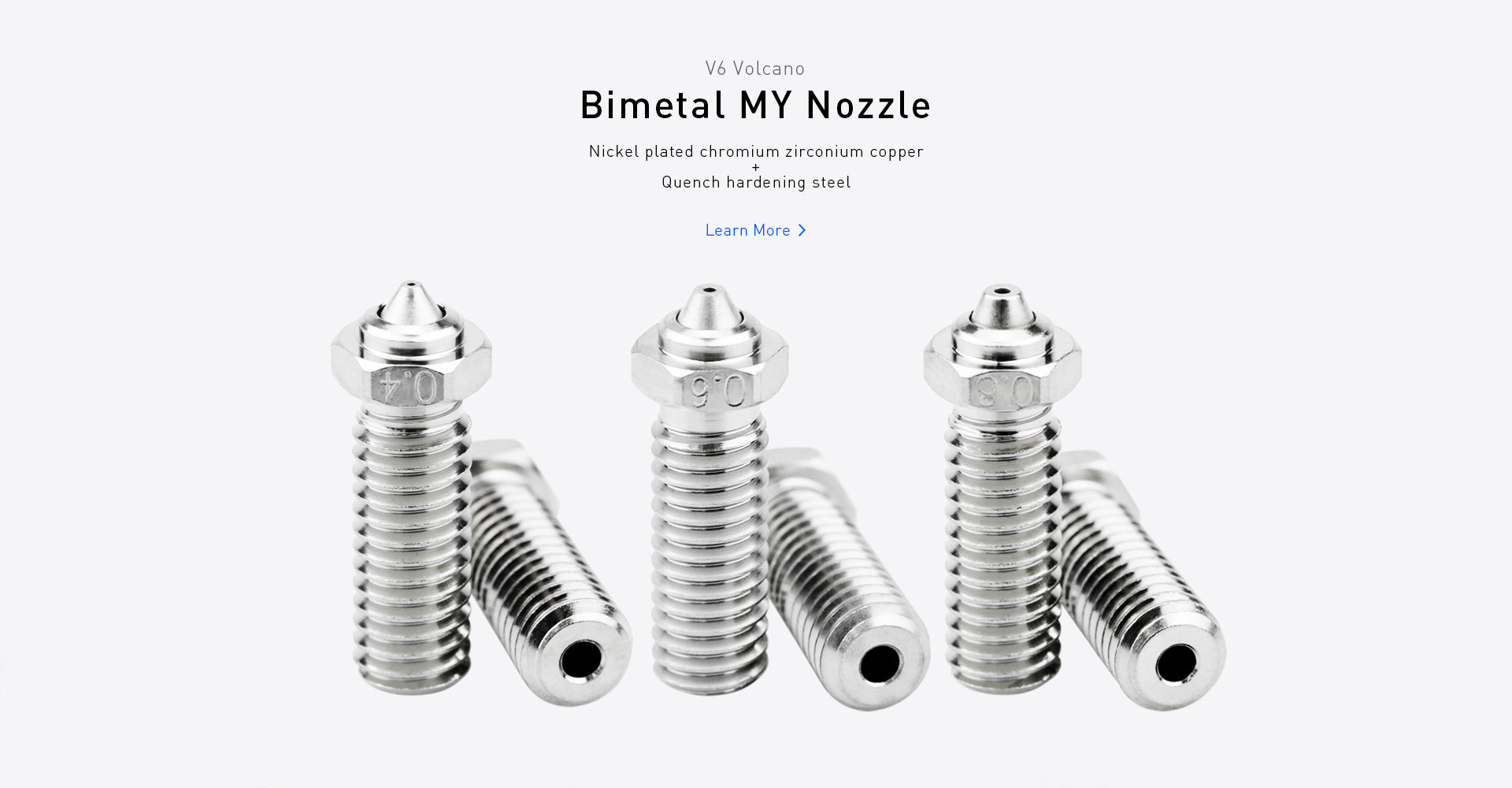 Upgraded Volcano Bimetal MY 3D Printer Nozzle High Temperature Wear Resistant