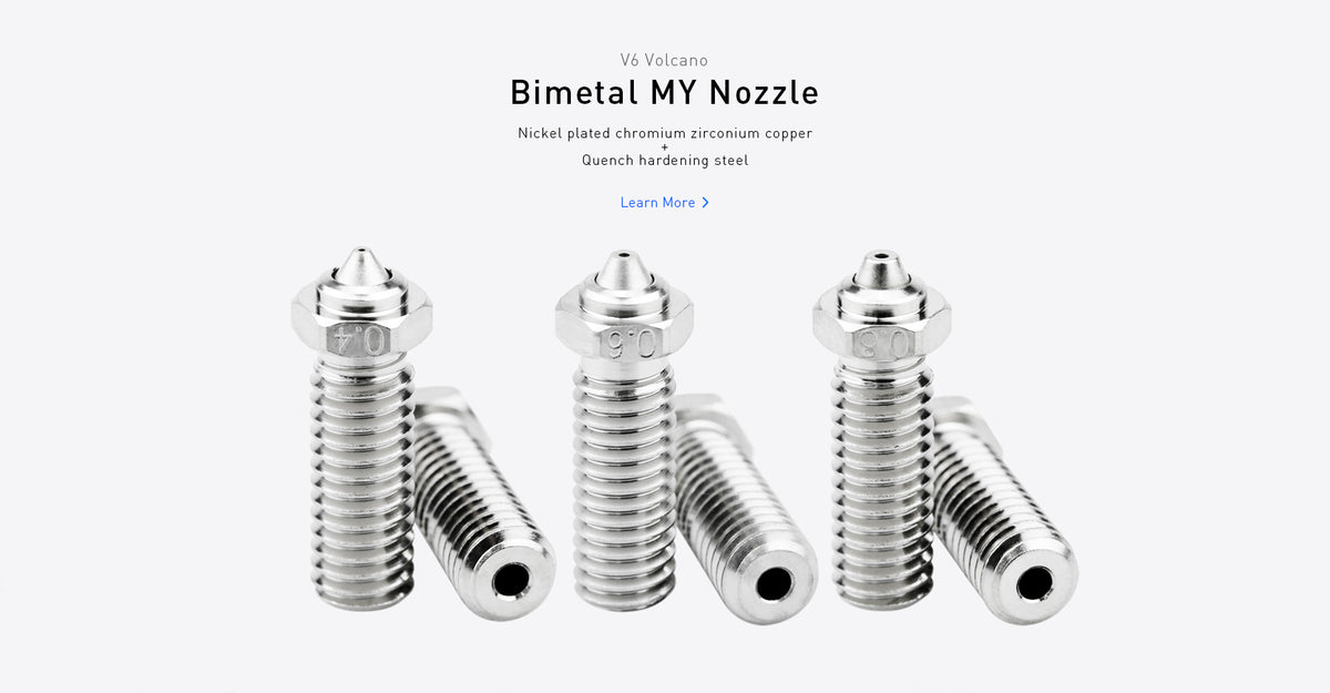 Upgraded Volcano Bimetal MY 3D Printer Nozzle High Temperature Wear Resistant